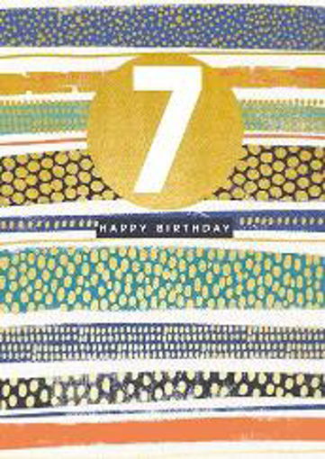 Picture of HAPPY 7TH BIRTHDAY CARD MALE
